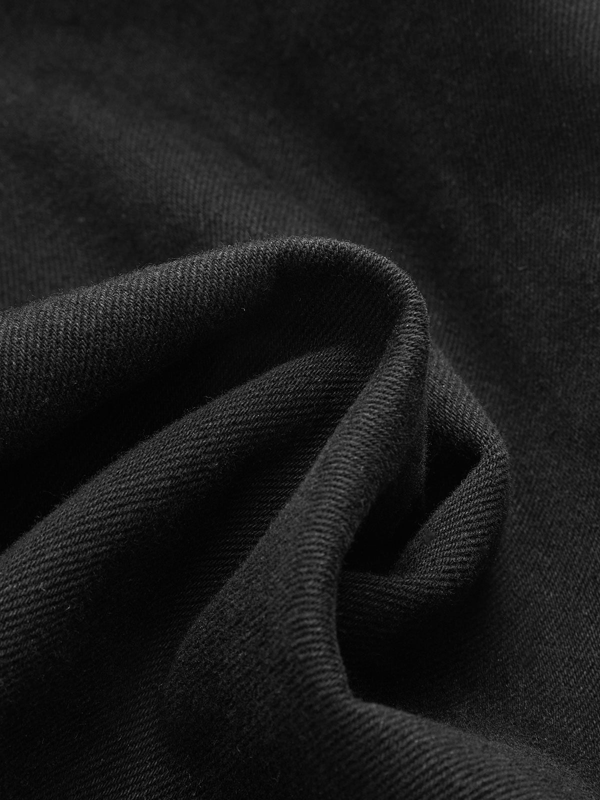 Asymmetric Mid-Waist Denim Pants