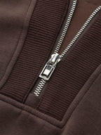 V-Neck Half-Zip Sweatshirt