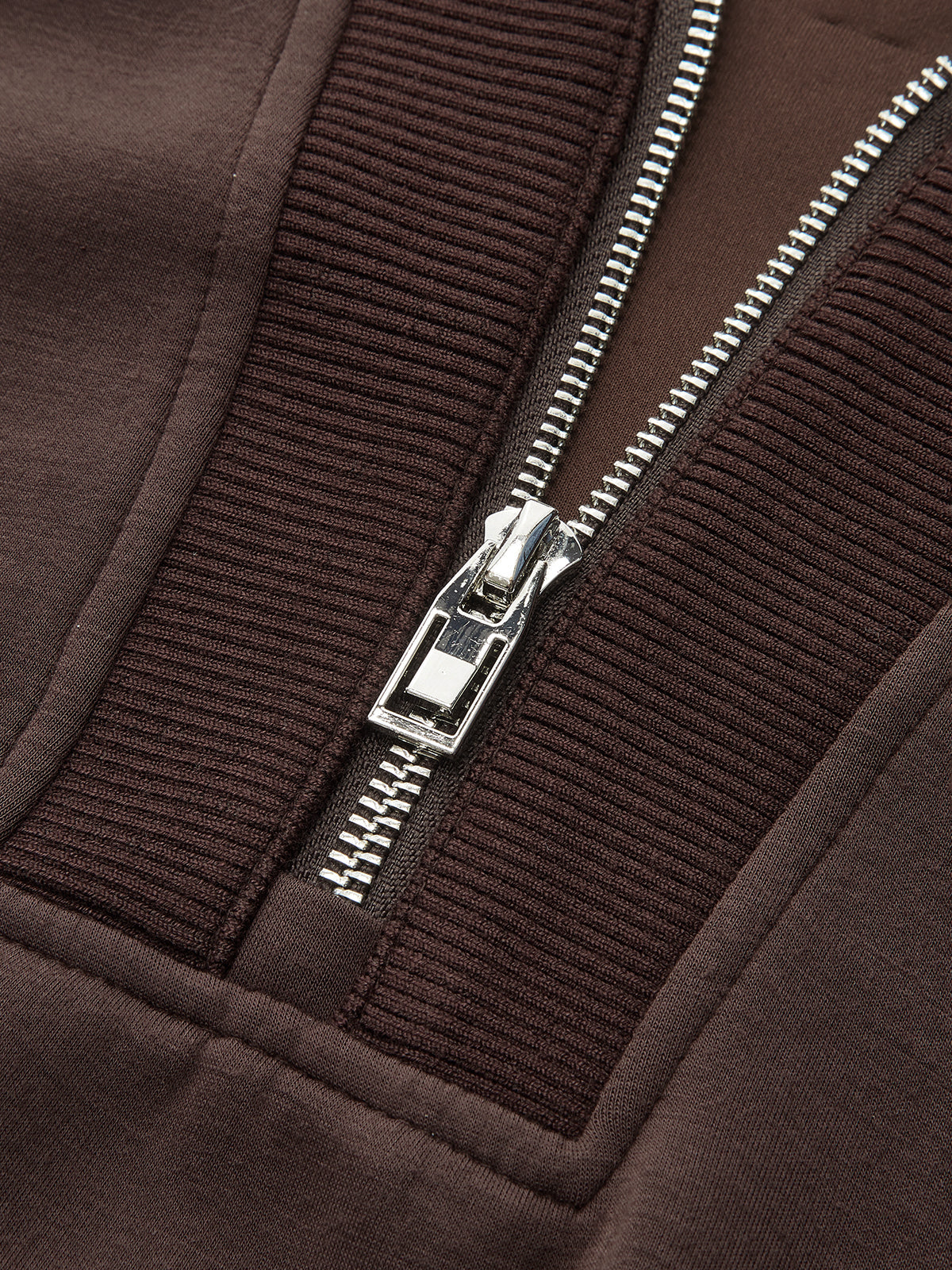 V-Neck Half-Zip Sweatshirt