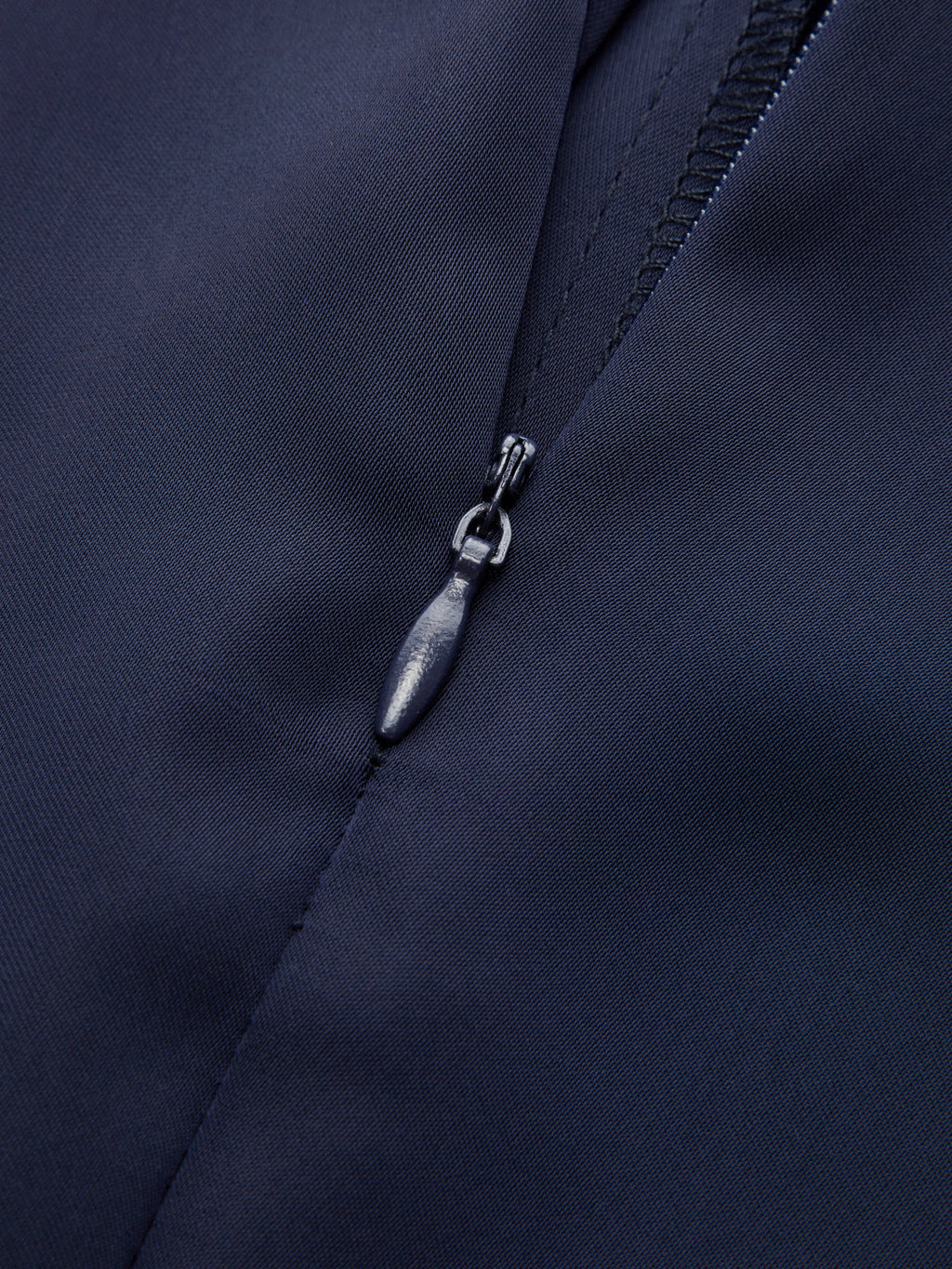 Twisted Mock Neck Long-Sleeve Satin Bodysuit