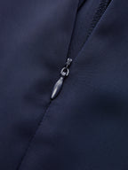 Twisted Mock Neck Long-Sleeve Satin Bodysuit