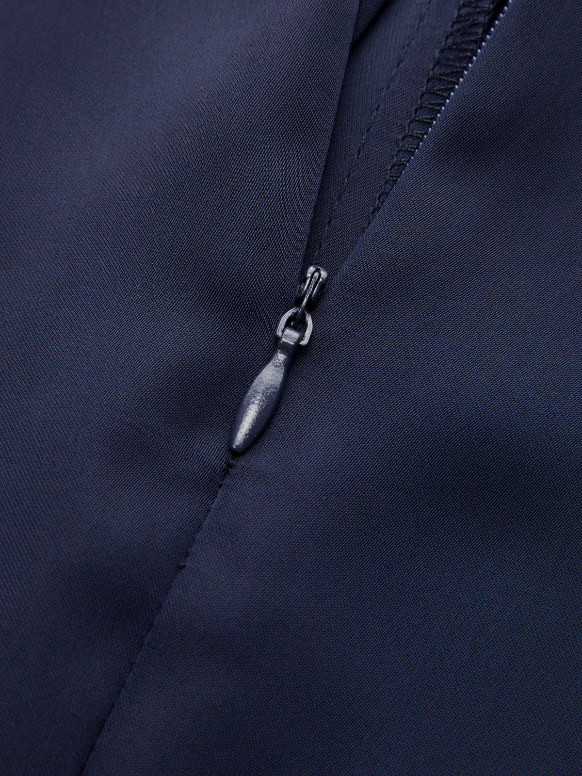 Twisted Mock Neck Long-Sleeve Satin Bodysuit