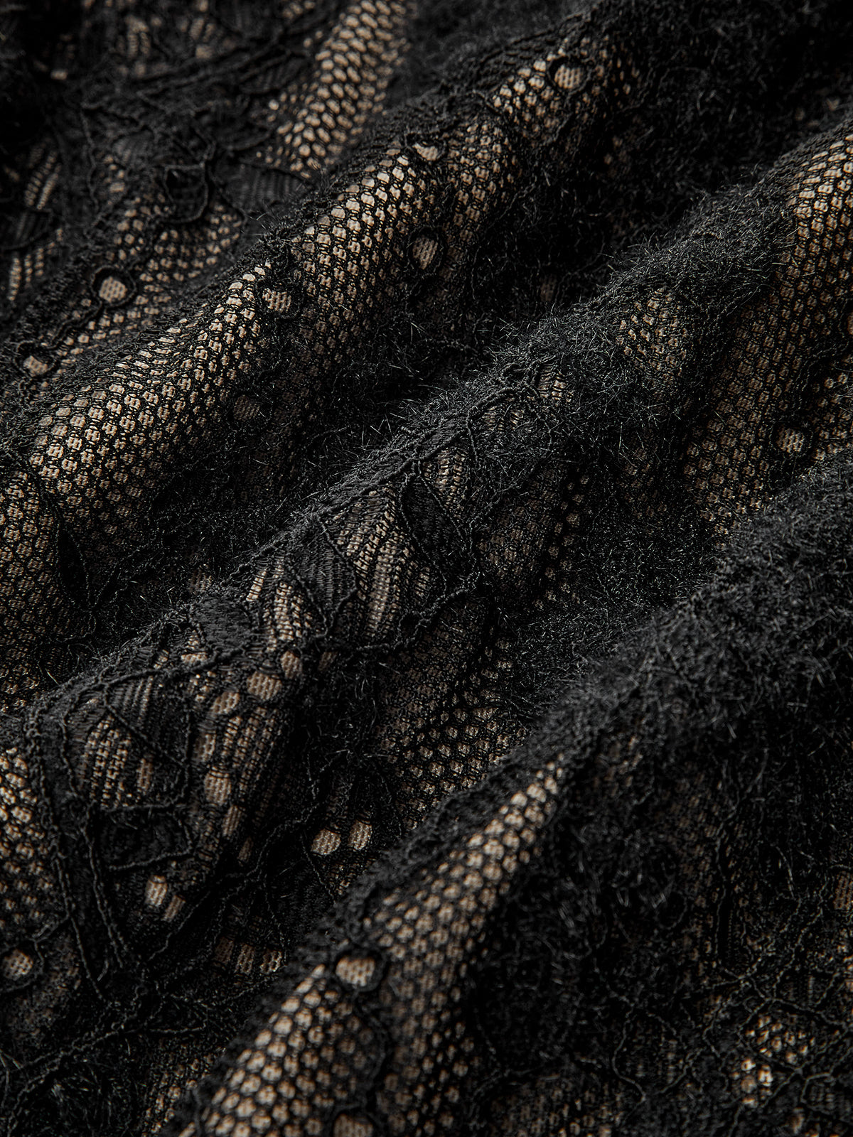 Floral Lace Long-Sleeve Bodysuit