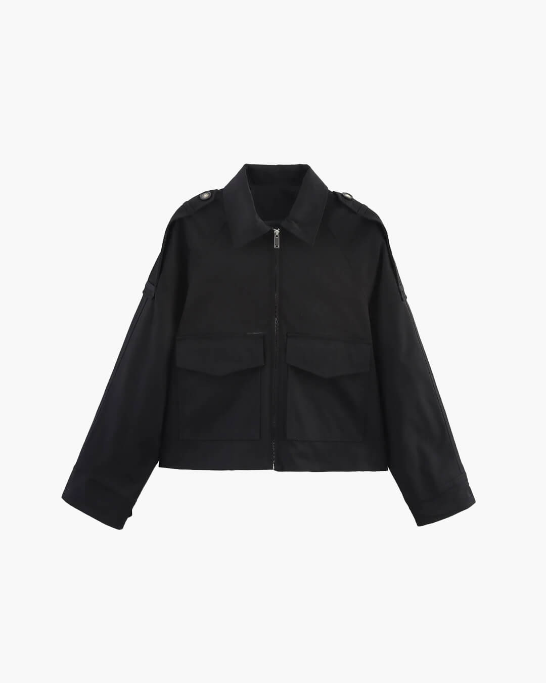 Ella Cropped Trench Jas