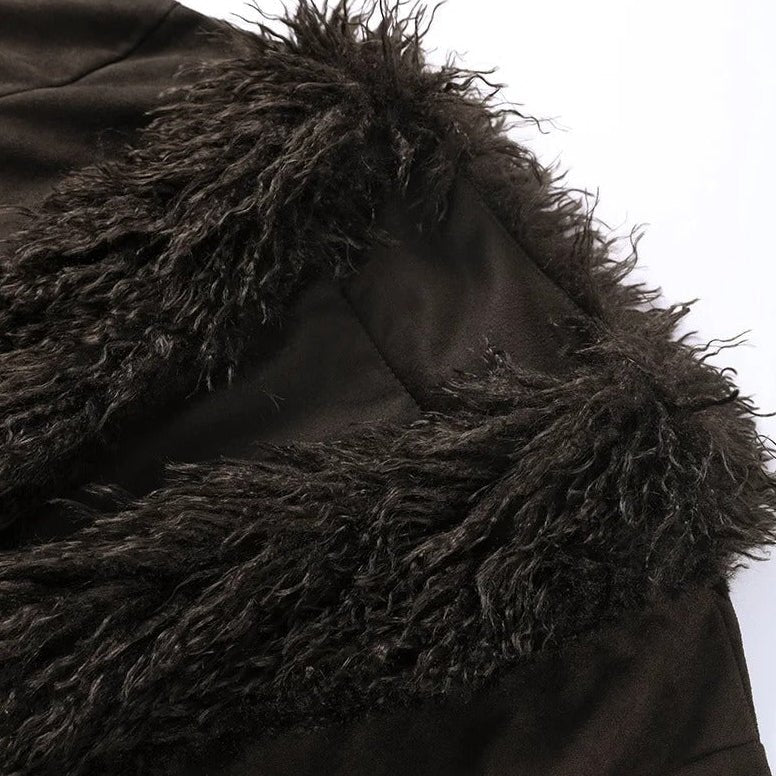 Kelly Pluche Imitatiebont Jas