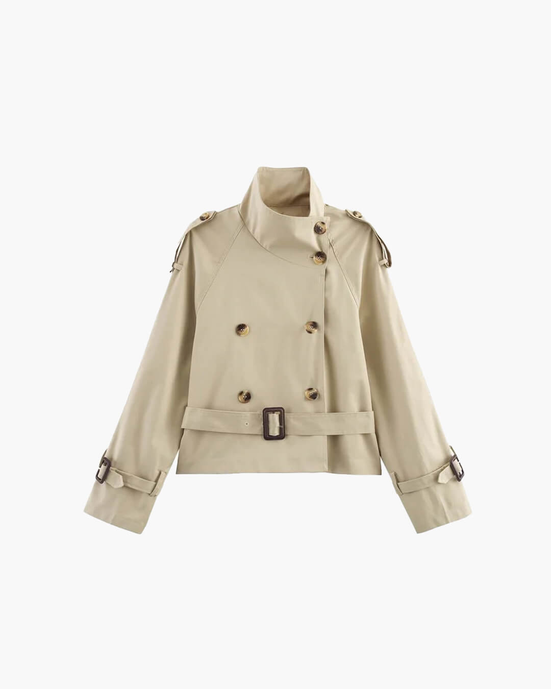 Lyss Cropped Trenchcoat