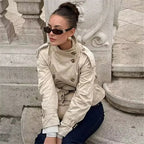 Lyss Cropped Trenchcoat