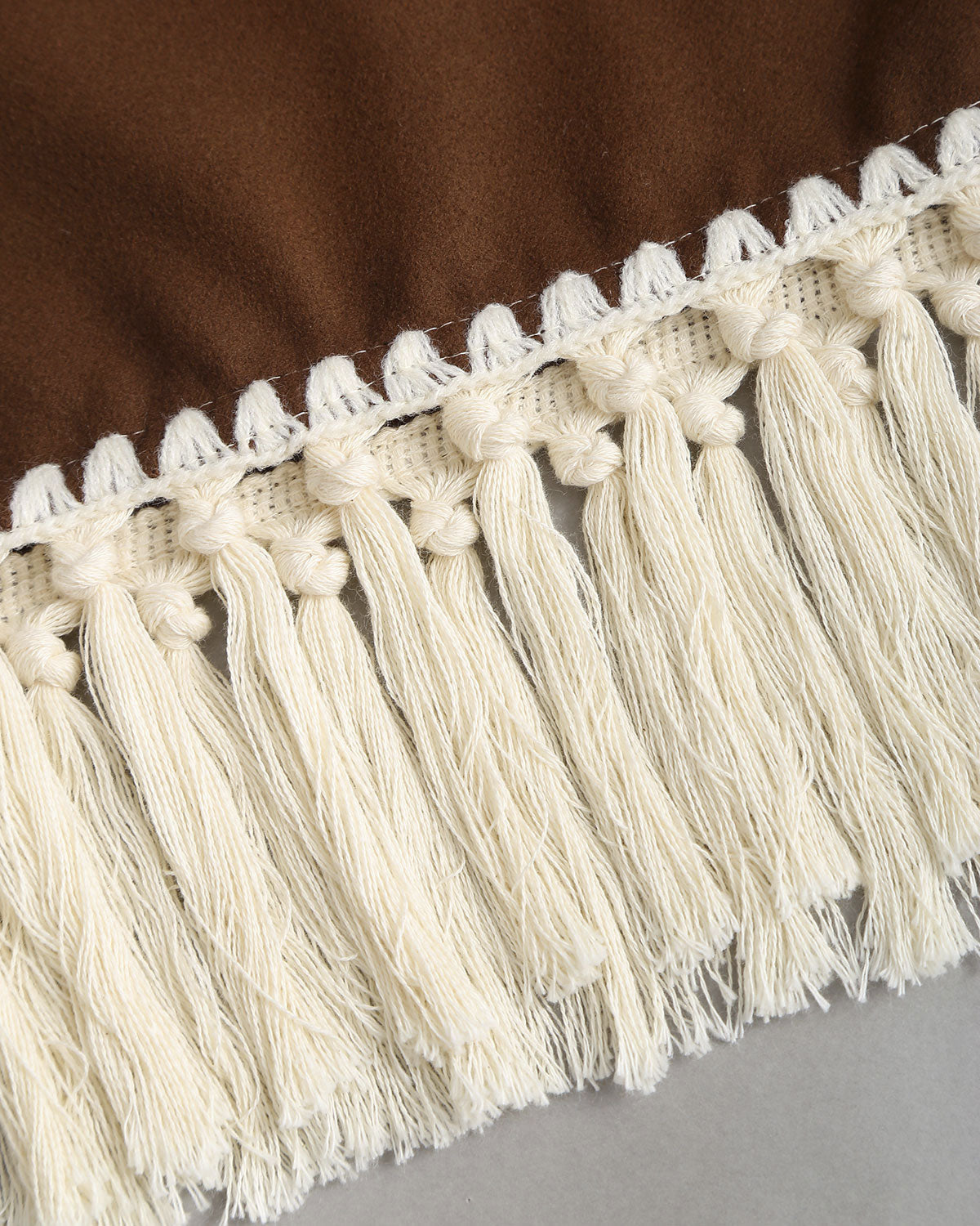 Brown Contrasting Pocket Coat